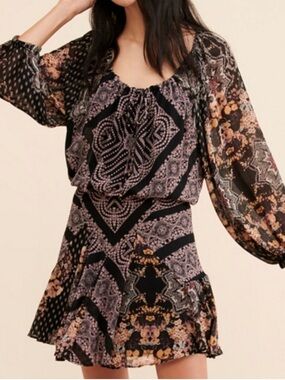 FREE PEOPLE Seven Wonders Mini Dress, NWT, size S